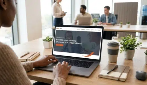 Site vitrine pour Earlycom